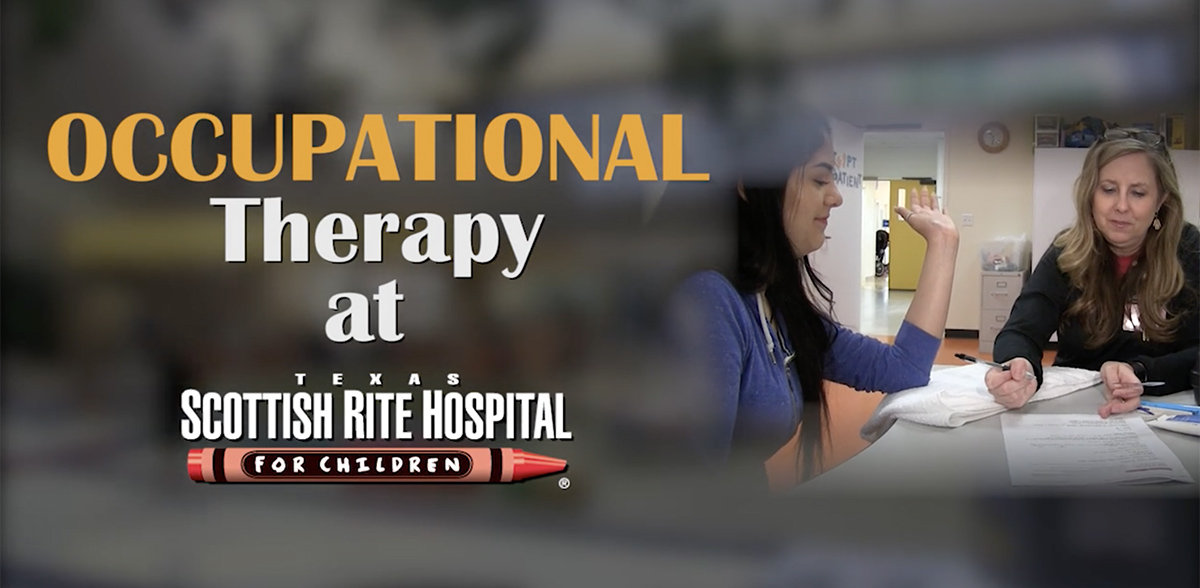 Occupational therapy at Scottish Rite Hospital.