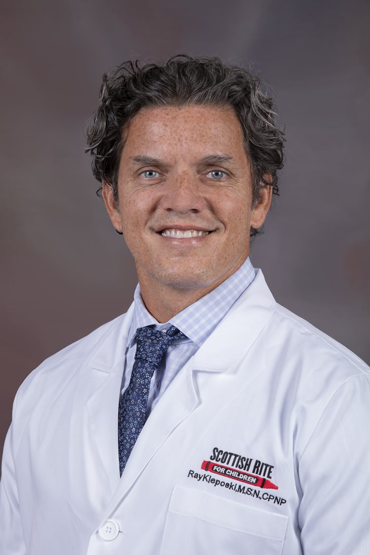 Ray Kleposki, M.S.N., CPNP, Certified Pediatric Nurse Practitioner at Scottish Rite Hospital's Fracture Clinic in Frisco
