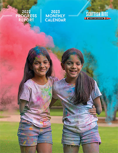 Scottish Rite for Children 2022 progress report and 2022 calendar