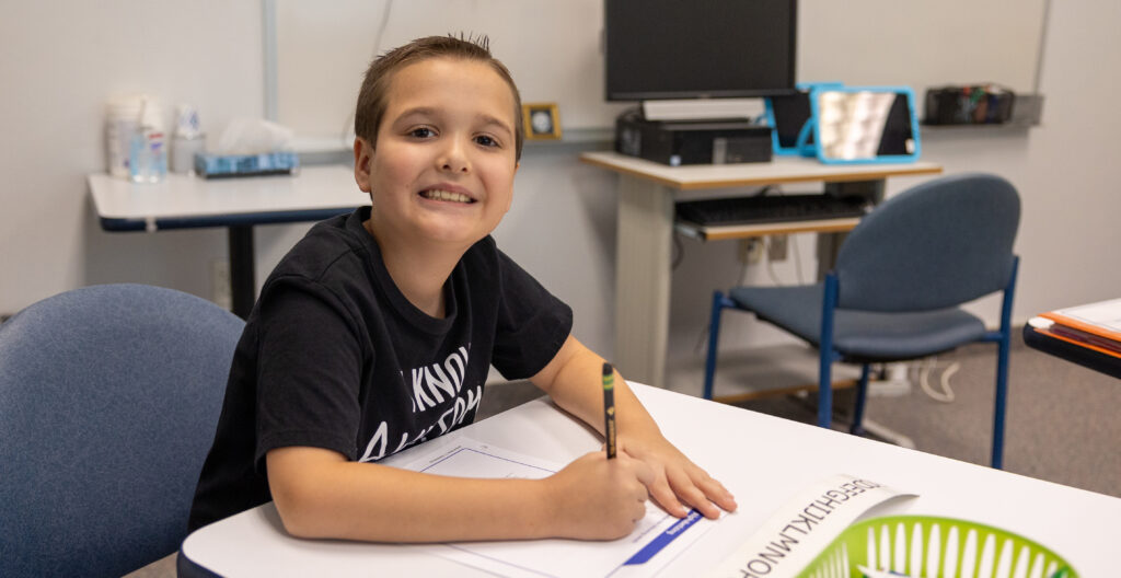 patient in classroom