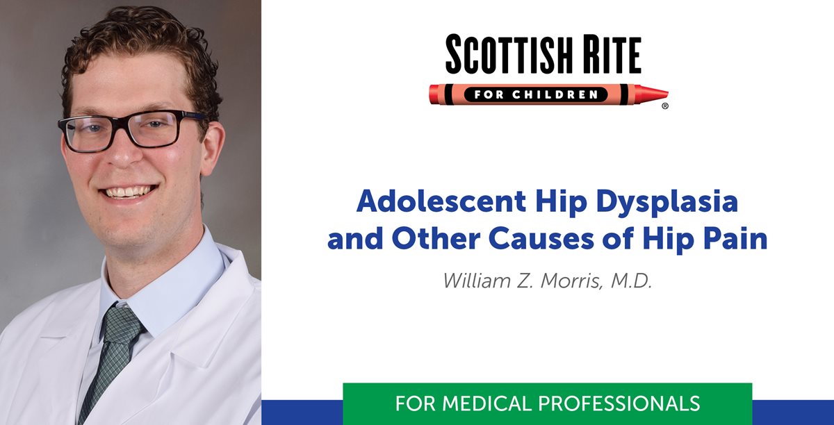 Research showcasing adolescent hip dysplasia alongside other potential causes of hip pain, emphasizing key anatomical aspects.