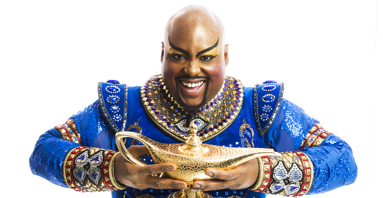 Former patient on broadway as Genie