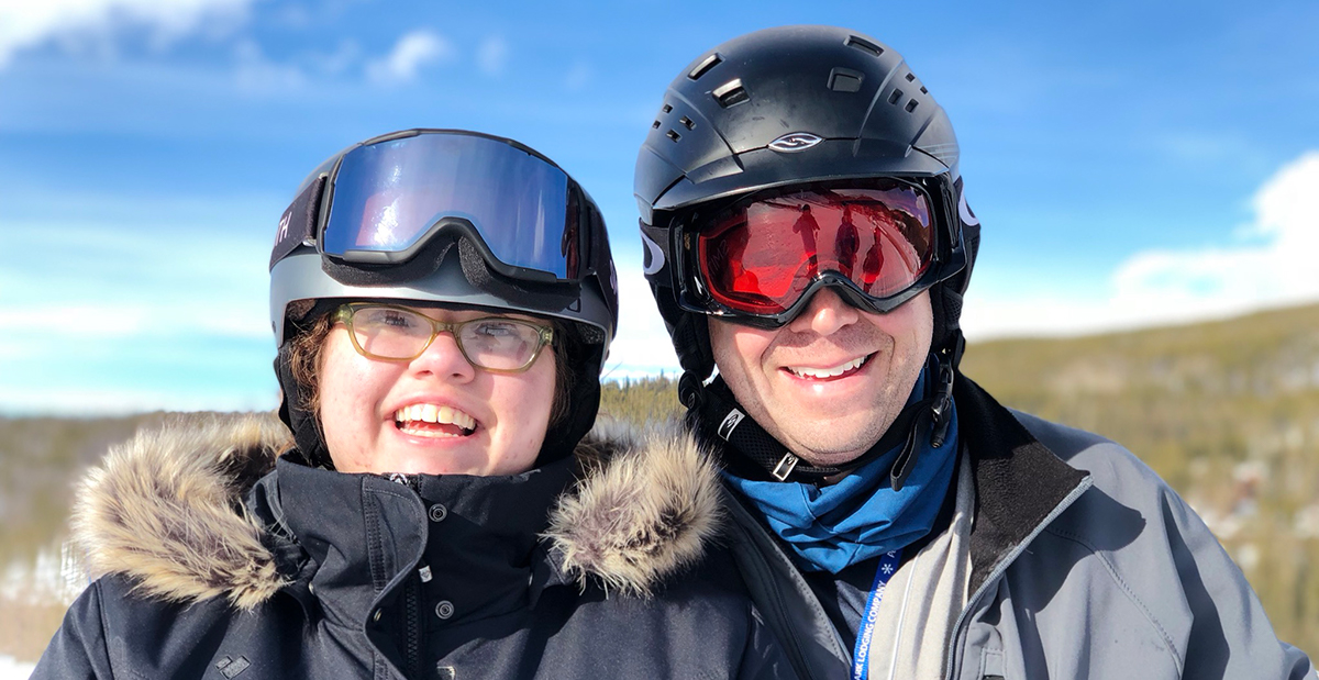 Vanessa and Dr. Ellis in colorado