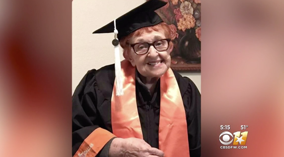 CBS DFW: 84-year-old graduates from UT-Dallas