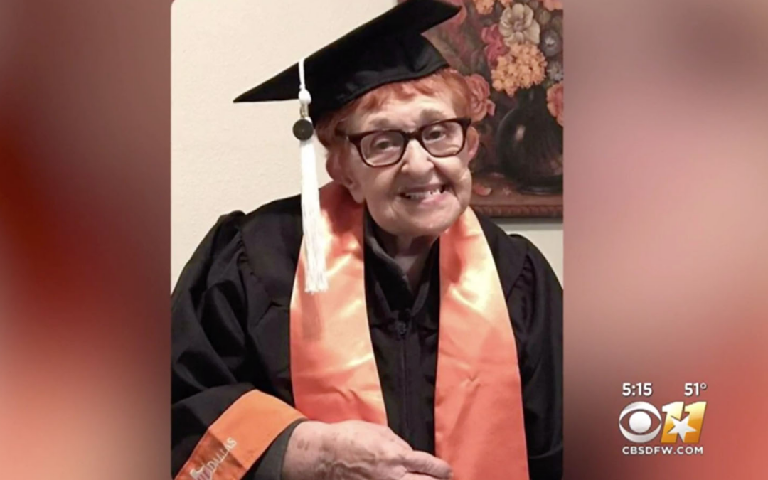 CBS DFW: 84-year-old graduates from UT-Dallas