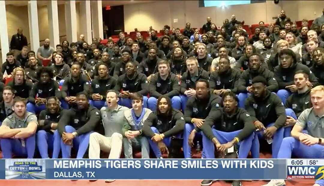 NBC Memphis: Tigers spread smiles to children at Texas Scottish Rite Hospital for Children