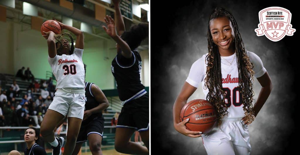 patient, Jazzy playing basketball