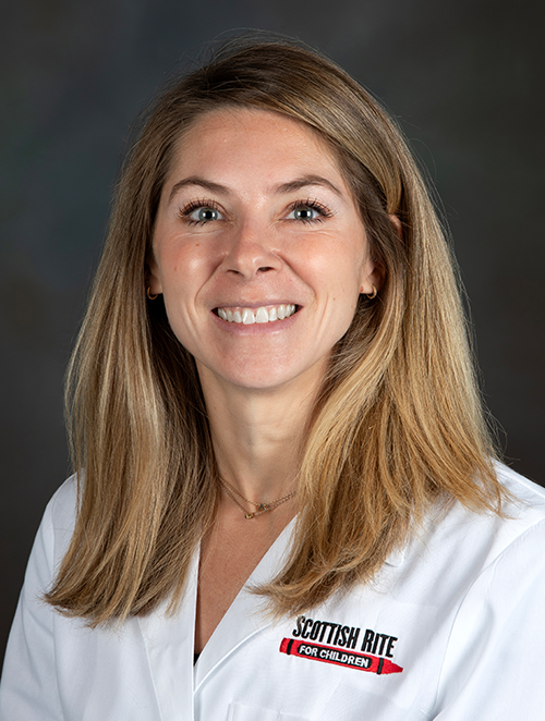 Dr. Herge Bio Image Whitney Herge, Ph.D., Pediatric Psychologist at Scottish Rite for Children