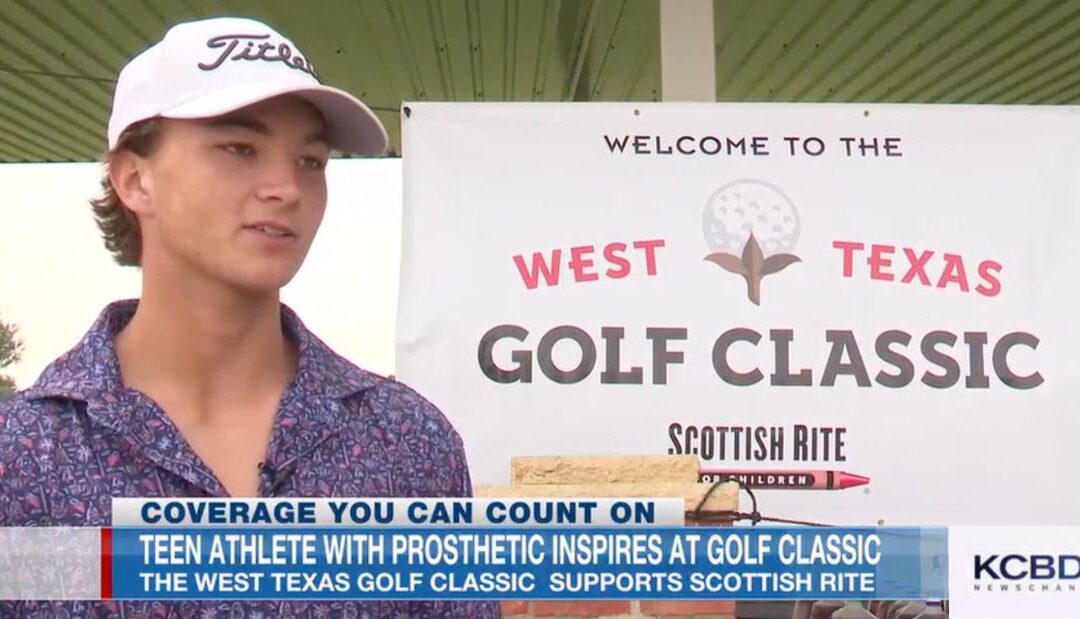 KCBD: Keegan Shares Story At West Texas Golf Classic
