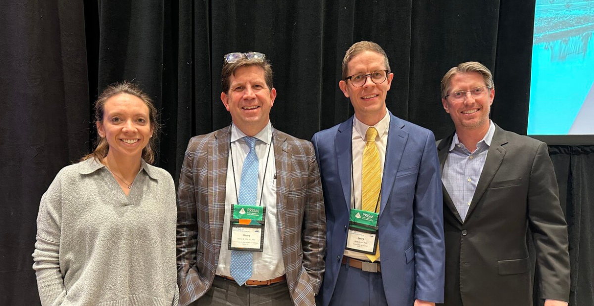 The Hank Chambers Award for Best Scientific Presentation at the Pediatric Research in Sports Medicine (PRiSM) Annual Meeting was presented to the Research in Osteochondritis of the Knee (ROCK) Group, represented by Henry B. Ellis, M.D.